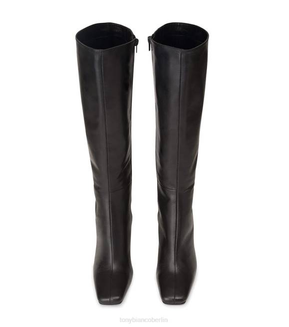 kniehohe Stiefel| de Tony Bianco Frauen Havanna-Kalbsstiefel schwarzes Venedig 4624411